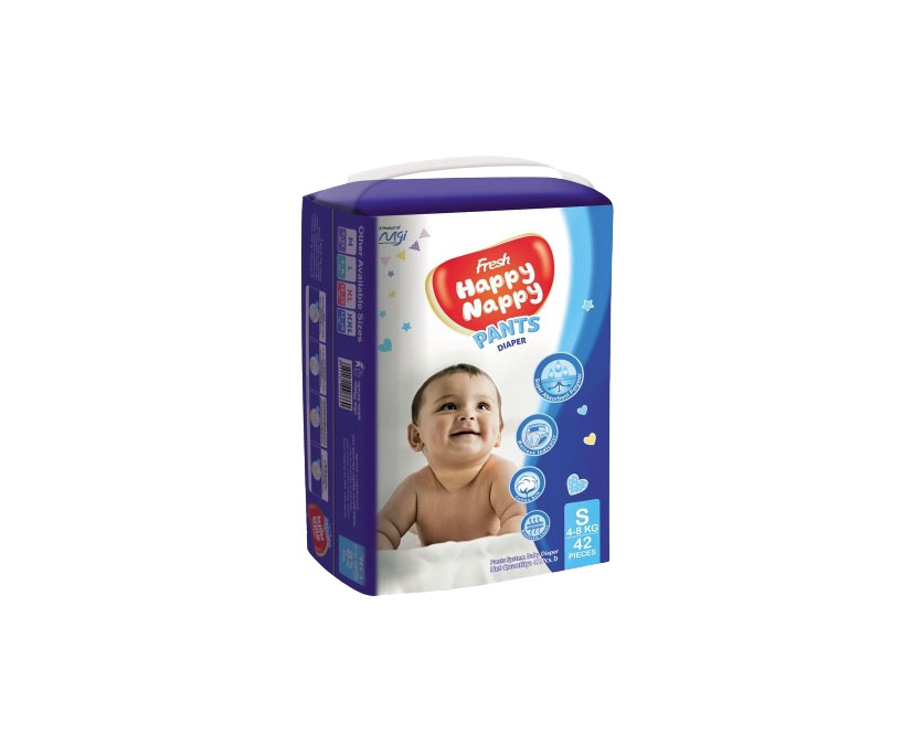 S Size  ডায়াপার Happy Nappy Diaper (pant system) 